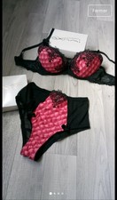 Ensemble Lingerie Axami "Courtesan" 90B / S Soutien Gorge + Culotte taille haute