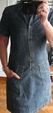 Robe chemisier en jean NEW MAN 38/40 manches courtes