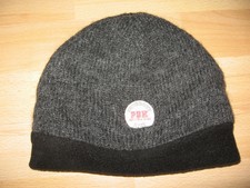 PETIT BOY ♥ Bonnet gris et noir laine, polaire ♥ Taille 50 cm