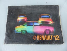 Mode d'emploi RENAULT 12 de 1978 notice d'entretien manuel d'utilisation 