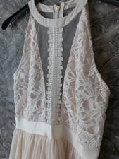 robe crème T42 cocktail soirée