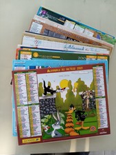 LOT DE 18 ALMANACHS DU FACTEUR DIVERS THEMES