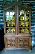 Vitrine Armoire Chêne, D'OCCASION