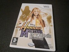 Disney hannah montana en tournée mondiale Nintendo wii PAL