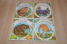 lot 4 livres série MON AMI ours, kangourou, castor... Editions du chat perché