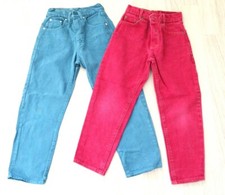 Lot Pantalon Jeans Enfant Trousers Hose CHIPPIE Junior & APPLE PIE Size 8 Coton 