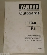 Manuel Yamaha Hors Bord Moteur Marine Outboards F4A F4 Support 02/1998