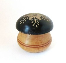 Pot Boite Tabac à Priser Tabatière en bois forme CHAMPIGNON 
