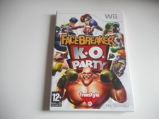 JEU WII - FACEBREAKER  K.O. PARTY  Avec notice