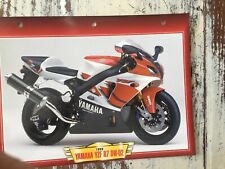Fiche moto passion Yamaha YZF750 R7 OW02 1999 collection Atlas Japon YZF 750