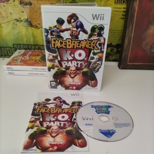 JEU Wii " FACEBREAKER K.O. PARTY avec notice PAL fr bon état 