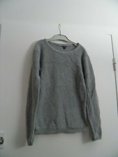 SUPERBE PULL GRIS MAILLE KIABI FILLE TAILLE 10 ANS 