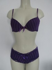 soutien gorge + shorty violets Jennyfer taille S