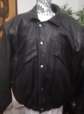 Bouson homme ville (moto) cuir   52 54 L XL  manches amovibles comme neuf