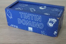 Rare Boite de Jeu de Domino en bois Vilac TINTIN HERGE 1992