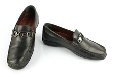 GEOX Respira Mocassins cuir noir T 38 Bon état