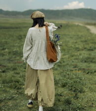 Blouse lin ample retro vintage ancien shabby boheme chic 