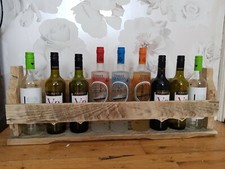 ✅ Maison rustique en bois verres à vin spiritueux Étagère Shabby shoerack mural