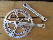 SUGINO MIGHTY ANCIEN PEDALIER VELO COURSE ROAD BICYCLE CRANKSET 170 42 52