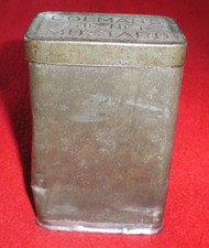 Boite de Moutarde COLMAN'S Anglais GB UK WW2 - Bivouac - Ration du Tommy