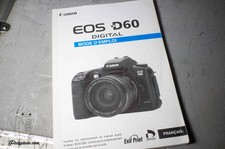CANON EOS D60 MODE D'EMPLOI NOTICE MANUAL FR