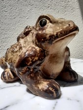Sculpture Terre Cuite ancienne CRAPAUD Et Crapelet  Grenouille Vallauris ?