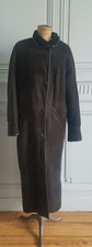 Manteau long peau lainée  Stefano Paris taille 40 en très bon état