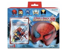 ? nintendo wii / wii u super heroes marvel 3d + 5 masquues pack neuf blister