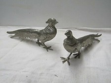 couple de faisan en bronze 