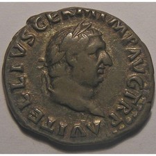 Empire romain, Vitellius, Denier, R/ PONT MAXIM, 2.82 Grs, TTB+ Empire Romain VI