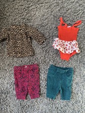 3 combinaisons salopettes ton bleu - gris garçon 6 mois