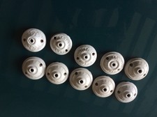 10 rosaces plafonnier, applique en porcelaine monte et baisse,cache fil (2)