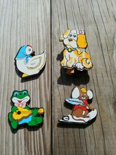 Vintage Wooden Refrigerator Magnets Mouse Animals 1970s Excellent Condition...