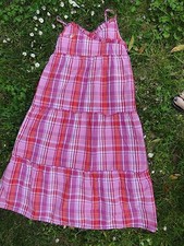ROBE FILLE MARQUE SERGENT MAJOR TBE TAILLE 14 ANS 156 CM ETE MADRAS BRETELLES