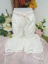 Pantacourt en Lin " Etam " - T : 44