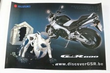 AFFICHE POSTER MOTO SUZUKI  GSR 600 GSR600 CHIEN ROBOT NICHE 