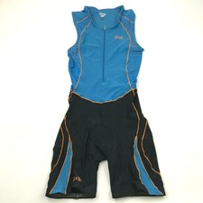 Zoot Bavoir Short Femmes Taille Large Débardeur Jersey Bleu Adulte 1/2 Zip Vélo