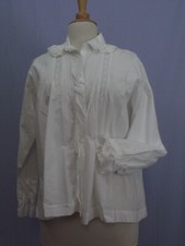 Chemisier blanc en coton "Gabrille" T.(40-42) manches longues