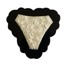 Bouton ancien - Galalithe - Art Déco - 1920-30's - 57 mm - Vintage Button