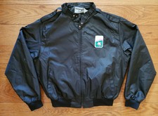Vintage Colorado Embroidered Swingster Mens XL Nylon Full Zip Jacket Black