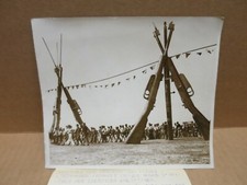 ITALIE DE MUSSOLINI photographie exercices militaires fils italiens à l'étranger