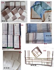  LOT REVENDEURS NEUFS 30 MOUCHOIRS MONOGRAMME 1950/1960