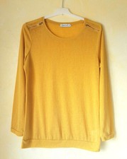 Pull léger jaune Women only Taille 40 Femme 