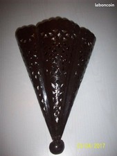 Applique murale en fer forgé de style oriental avec système à ampoule