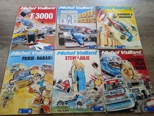 Lot 6 BD Bandes Dessinées souples Michel Vaillant N° 1/2/3/4/5/6 elf et antar