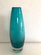 vase soliflore en verre design scandinave années 50-60 vintage