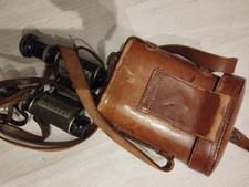 WW1/ Paire jumelles Huet avec étui TBE 14/18 Equipement visée Poilus
