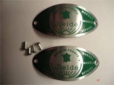 2 ETIQUETTES VERTES JIELDE