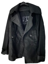 SUPERBE ET ORIGINAL TRENCH IKKS NOIR TAILLE M