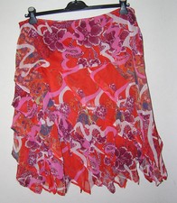 Jupe à voiles ton rouge - Taille 48 - Lewinger